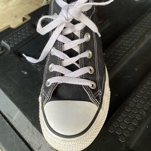 Converse black high top, like new, I can’t wear do to foot accident